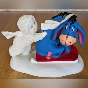 Dept. 56 Snowbabies I'll Push You Eeyore Figurine
